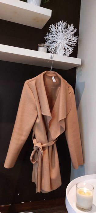 Casaco camel tipo sobretudo - Novo (resto de coleção) - Veste até L