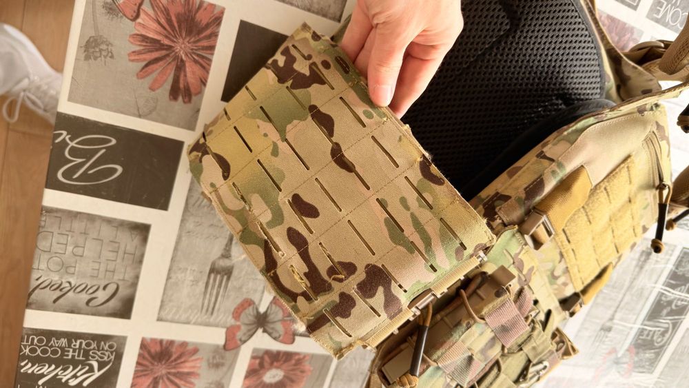 Colete + bolsa airsoft