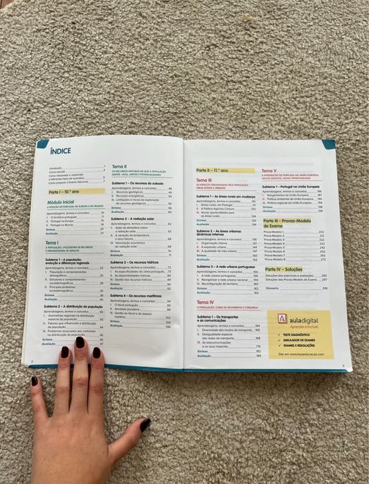 livro preparação exame geografia a 11° ano