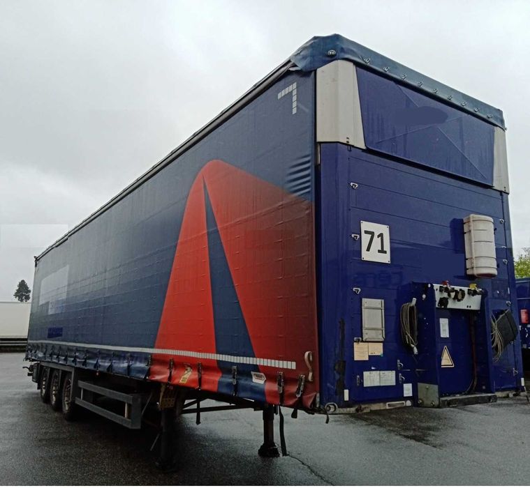 Semi reboque Schmitz, teto de elevar, ano 2017