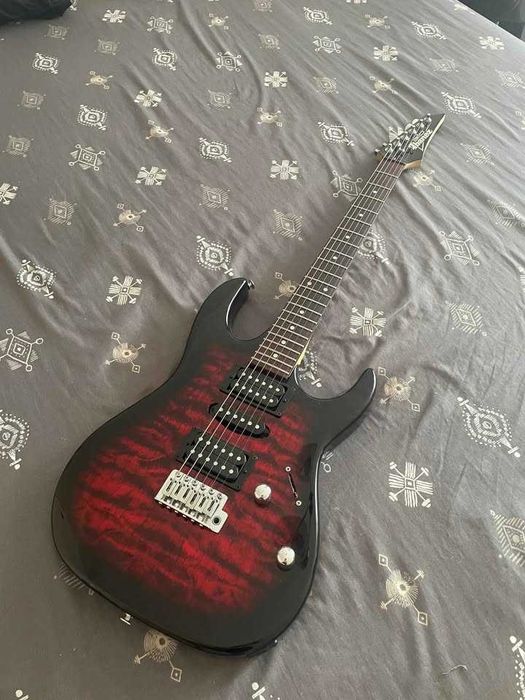 Ibanez GRX70QA-TRB GIO Transparent Red Burst