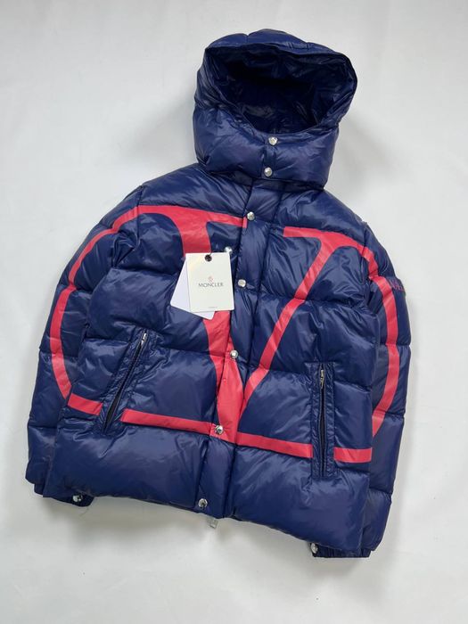 Куртка пуховик Moncler x Valentino пухан монклер моклер валентино валентіно