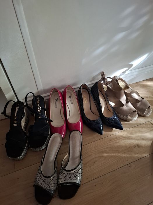 Buty kobiece różne obcasy 39