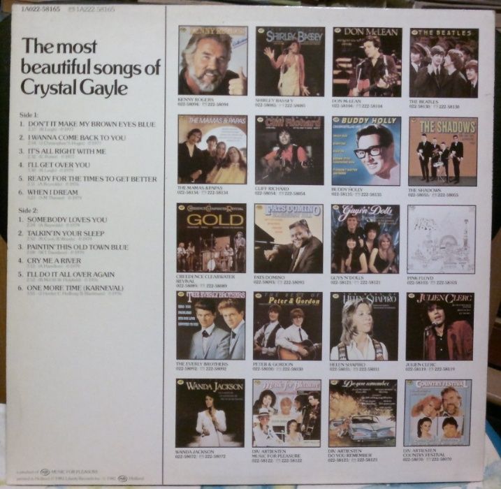 Crystal Gayle-The Most Beautiful Songs of.Winyl