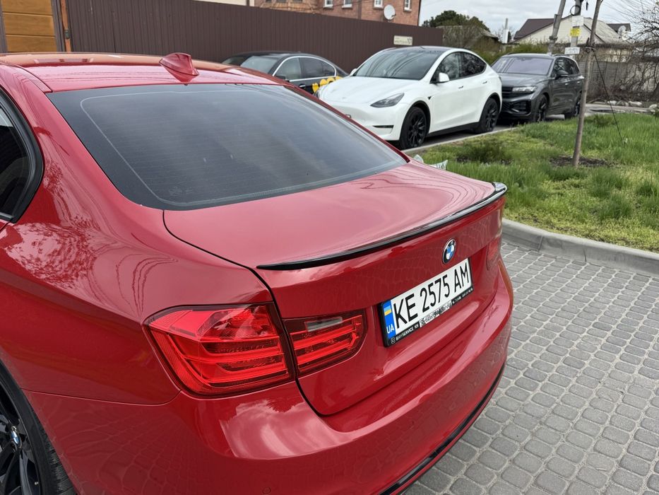 Спойлер ліп багажника BMW F30 2012-2018 АBS пластик, чорний глянець