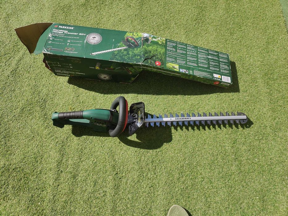máquina de cortar arbustos parkside