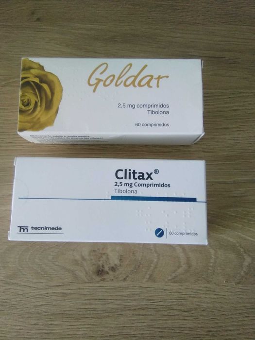2 caixas de Tibolona 2.5 mg