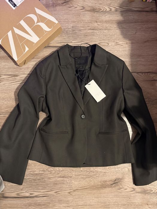 Marynarka ZW collection Zara khaki