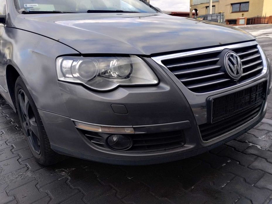 Zderzak przód przedni VW Passat b6 xenon spryski LA7T części