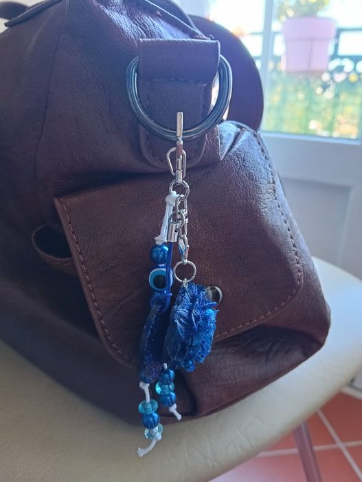 Bag charm artesanal FLOR