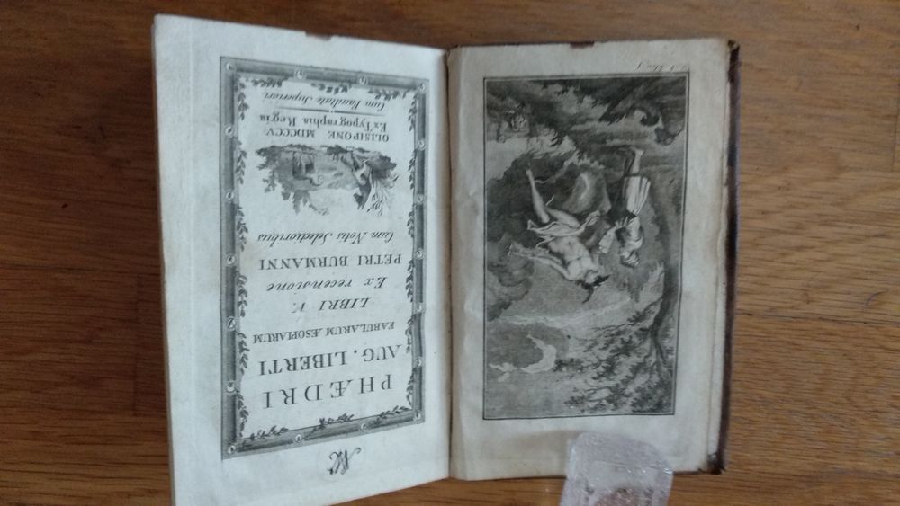 Fábulas de Esopo, 1805, em latim, Phaedri, A. Fabularum Aesopiarum