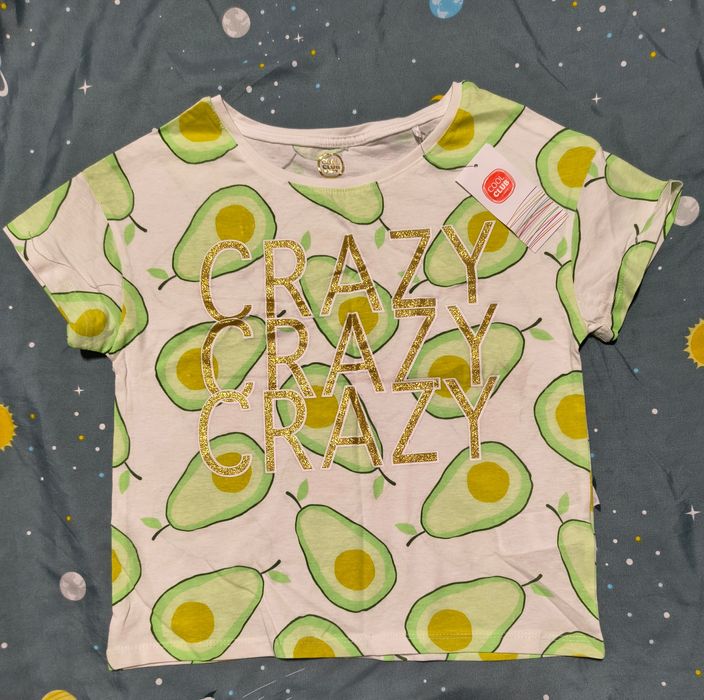 Bluzka t-shirt Cool Club Avocado roz. 140