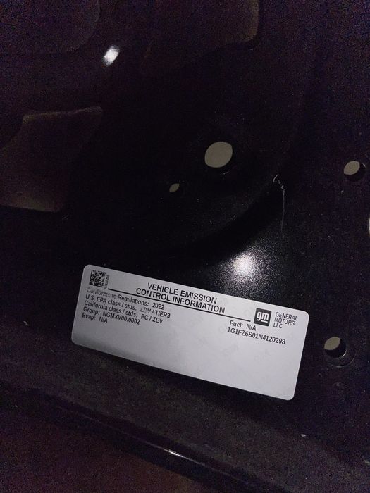 Капот Chevrolet Bolt EUV/Шевроле Болт ЄЮВ(ПІД РЕМОНТ) 1G1FZ6S01N4120298