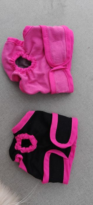 Majteczki dla suczki pieska różowe S