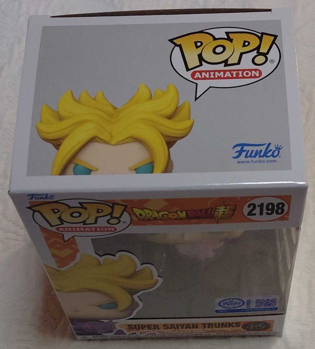 funko pop dragon ball 2198 super saiyan trunks glow chase