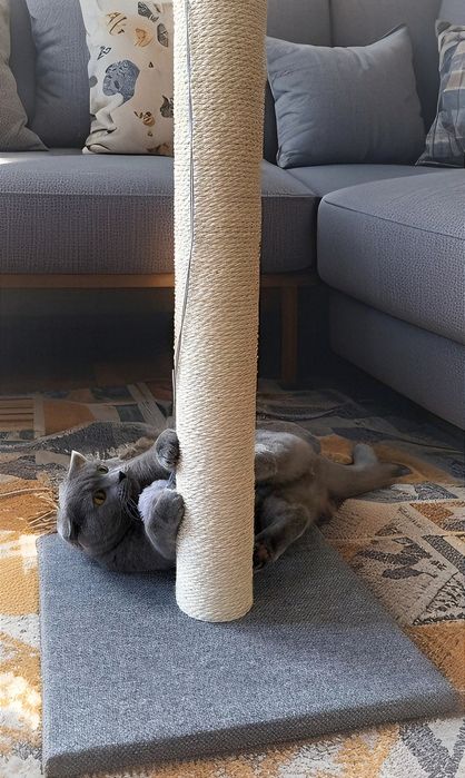 кігтеточка 120см,  когтеточка ,товстий стовп,широка основа.