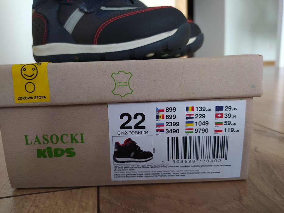 Półbuty chłopięce Lasocki 22