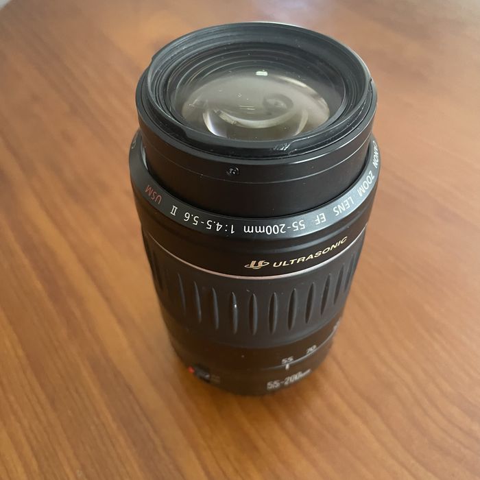 BAIXA DE PREÇO! - Objetiva CANON EF 55 - 200 mm f/4.5 - 5.6 USM