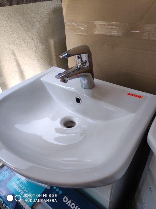 Мойдодыр( тумбочка с умывальником)- Cersania 50  в ванну