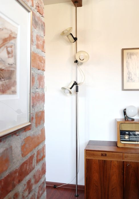 Lampa podłogowa ART Polam Wilkasy Pniewski Rudkiewicz PRL vintage 80s