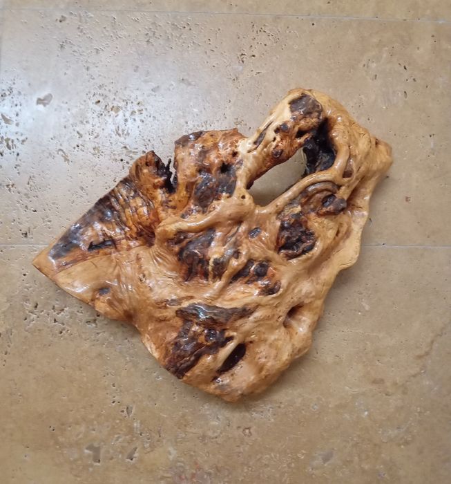 Candeeiro rústico de parede