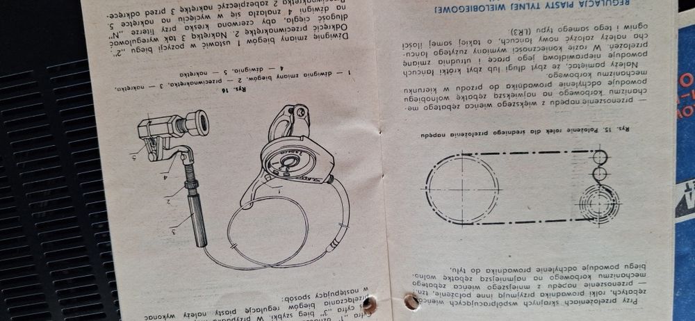Instrukcja obsługi rowerów Romet Predom   Prl