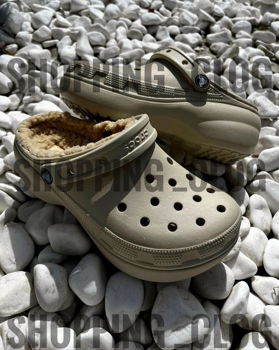 Жіночі Крокси Утепленні на Платформі Crocs Classic Platform Lined