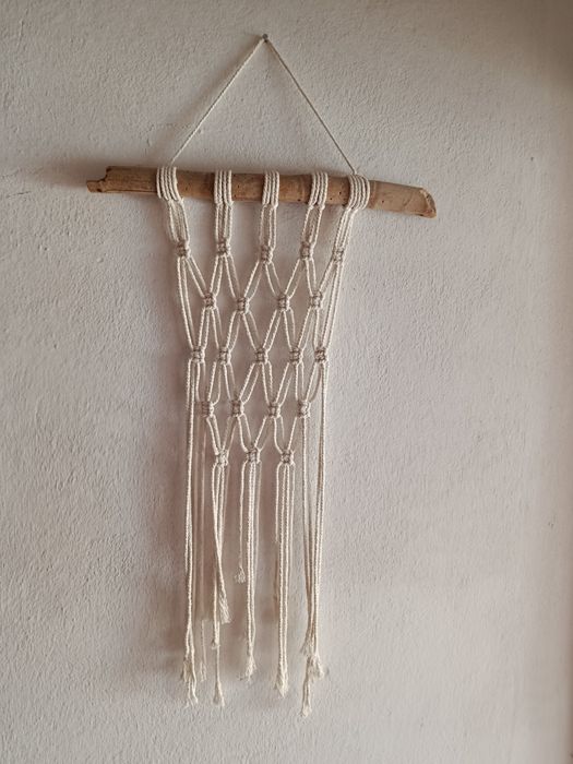 Macramé de parede rústico, estilo Boho Chic
