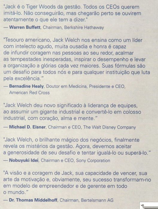 Jack Definitivo Segredos do executivo do século de J. Welch  [Prt Inc]