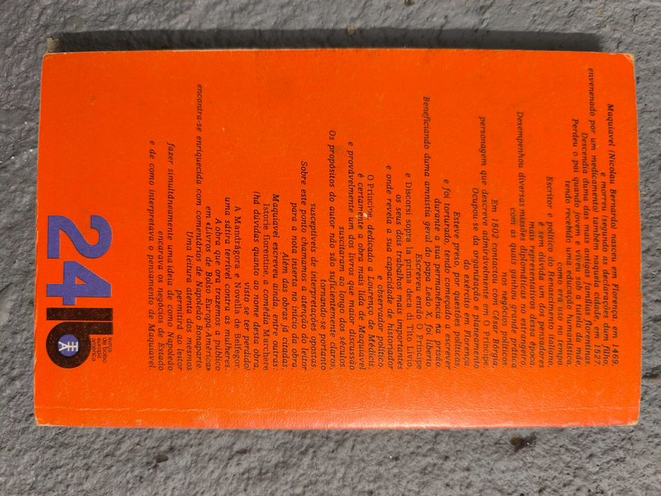 O Príncipe – Nicolau Maquiavel (texto integral, Europa-América)