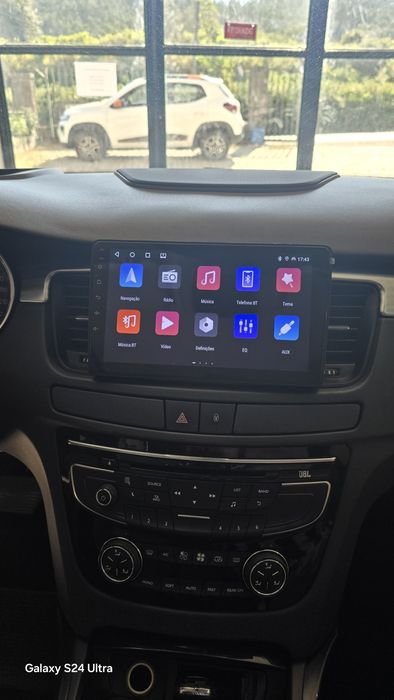 Rádio Android 14 com GPS Peugeot 508 (Artigo Novo)