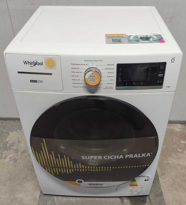 Pralka Whirlpool W7 W945WB PL 9kg Steam Hygiene OUTLET 28HG41