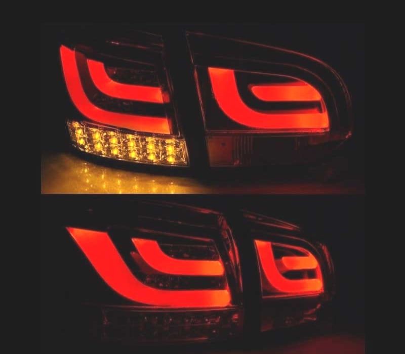 FARÓIS VOLKSWAGEN VW GOLF 6 08-12 LED FUNDO PRETO CROMADO