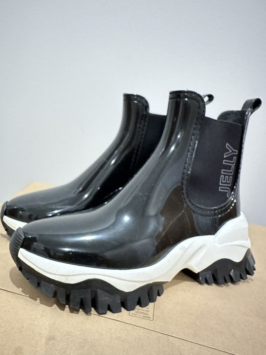 Bota Lemon Jelly Preta/Branca