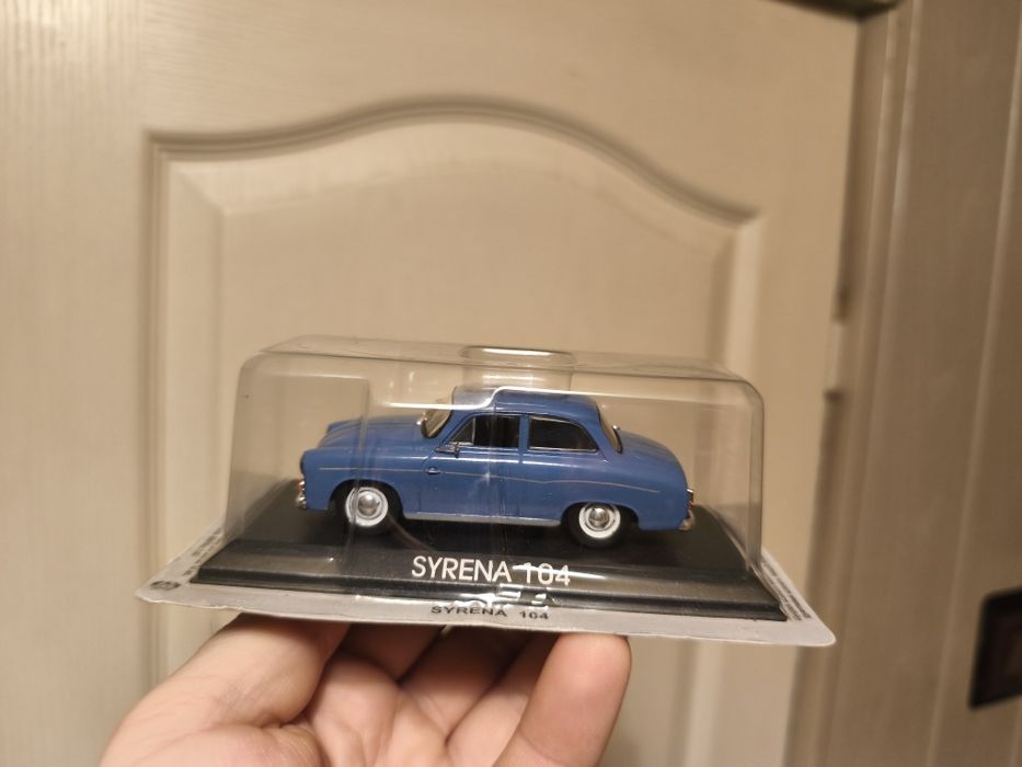 Syrena 104, Kultowe auta PRL, skala 1:43, DeAgostini, stan NOWY!