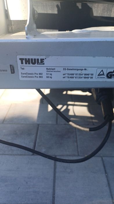 Thule pro 903 bagażnik rowerowy platforma  uchwyt na hak  E-Bike 60kg