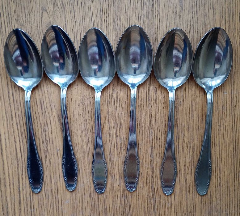Ложки столовые, нержавейка из СССР. 6шт., клеймо. -250грн.