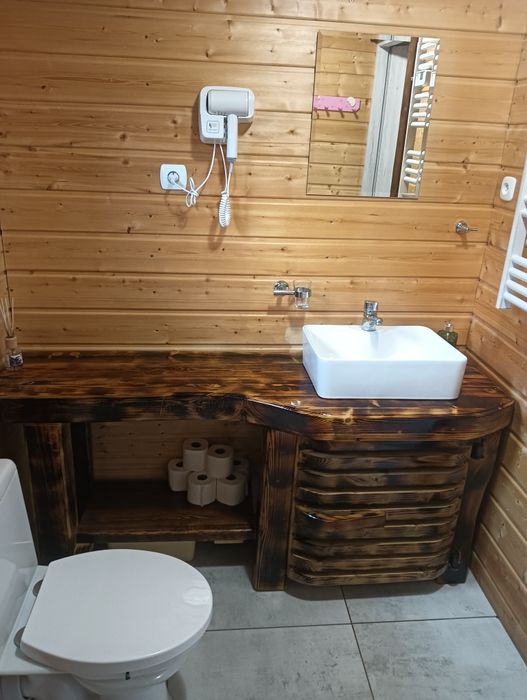 Domek JELENIÓWKA w LESIE - BASEN Bania Bilard KASZUBY jeziora Za