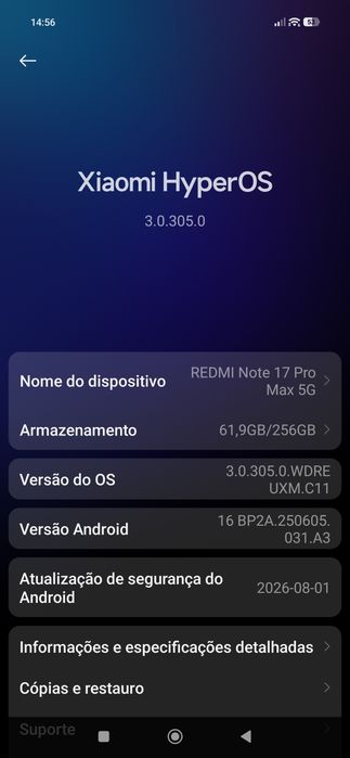 Xiaomi note 17Pro max 5g