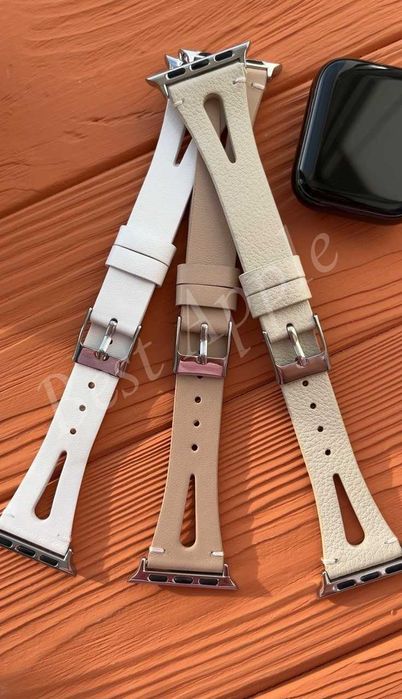 Кожаный ремешок T-style HERMES для Apple Watch 38/40/41mm, 42/44/45mm