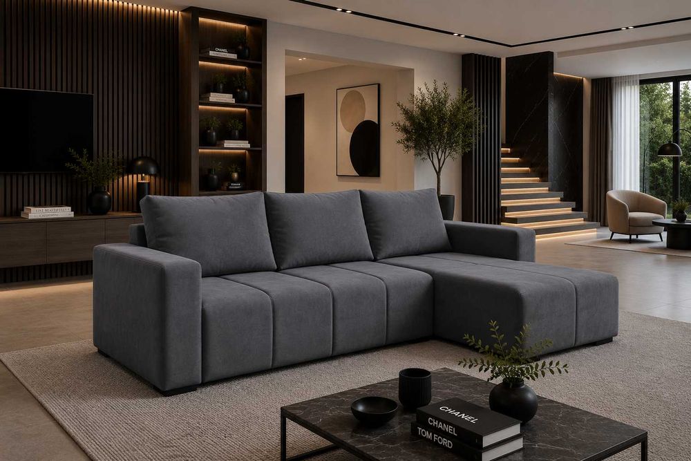 Narożnik Porto z  funkcja spania producent OKAZJA !! Kanapa Sofa