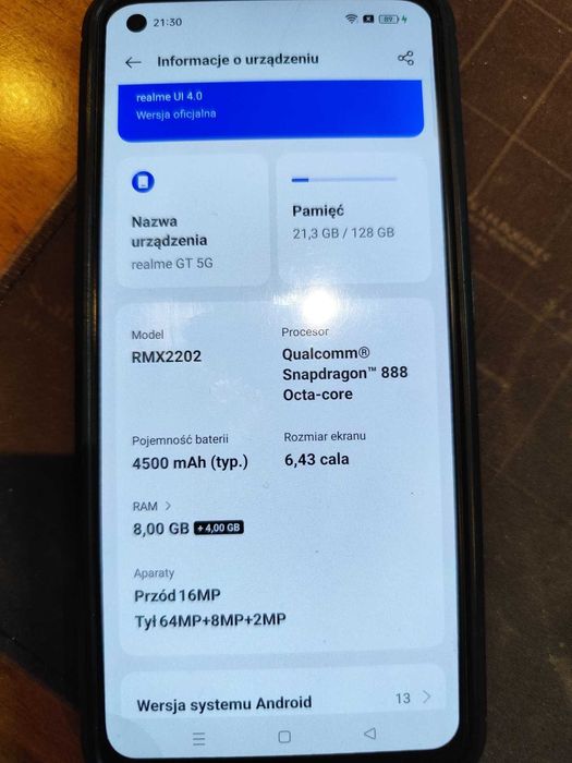 Telefon realme GT 5G