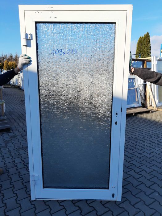 Drzwi aluminiowe 109x213 Używane