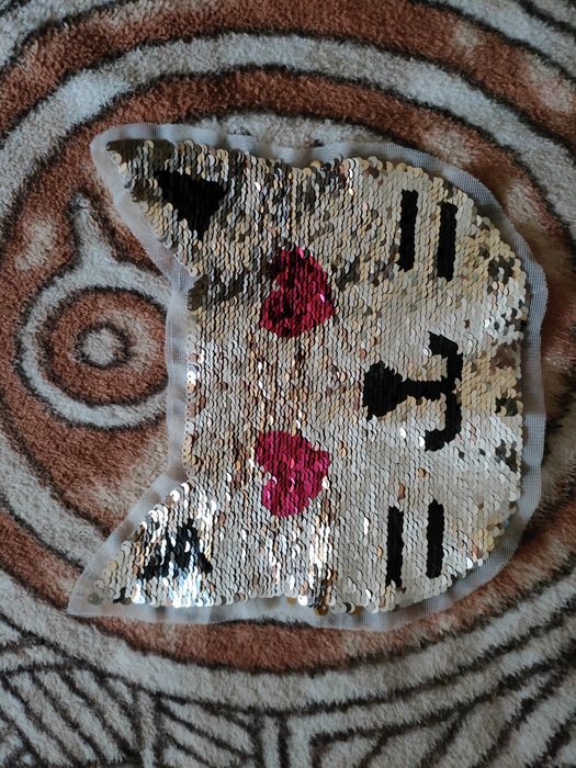 Dwustronna naszywka cekinowa - NOWA
