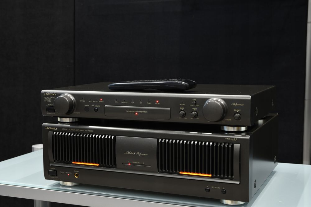wzmacniacz stereo końcówka mocy i przedwzmacniacz Technics A800S