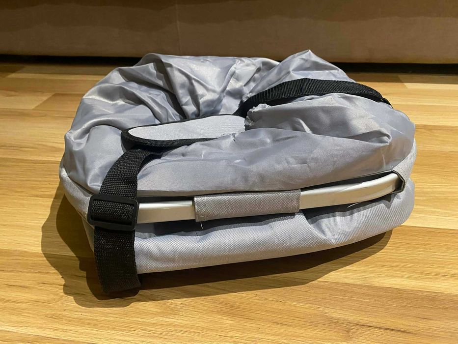 Torba na zakupy z kółkami, składana