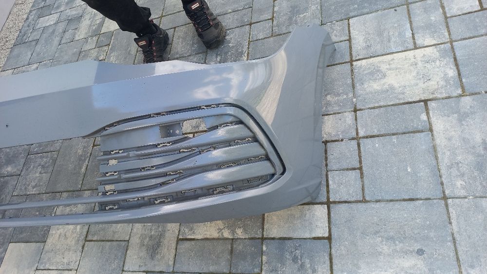 Vw golf 8 viii zderzak przód przedni szary la7c
