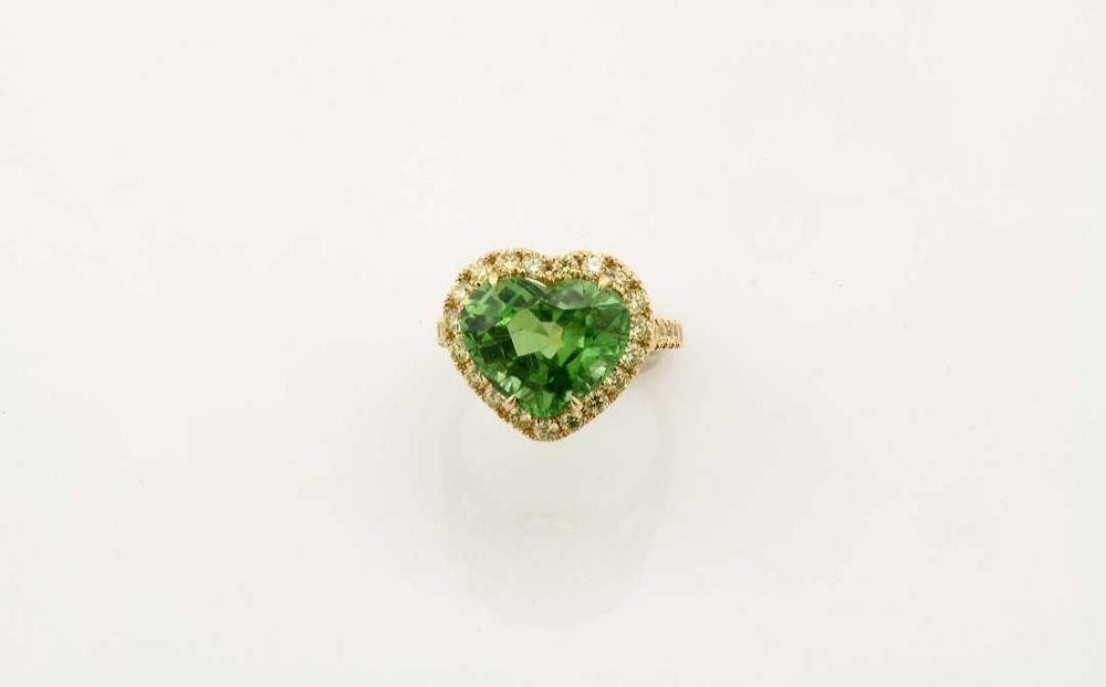 Anel Ouro e Pedra Paraiba