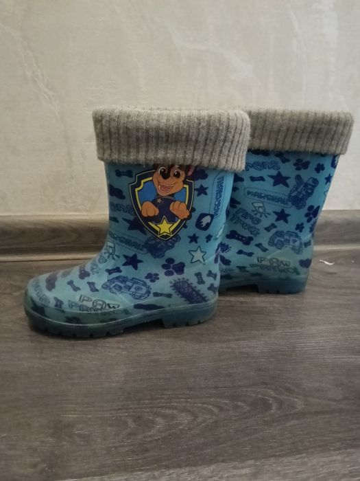 Резинові чобітки на хлопчика.