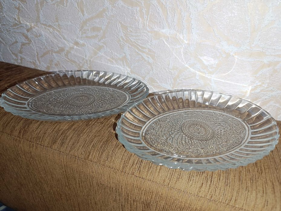 Набір Скляних Тарілок "Konya" для Десертів та Закусок